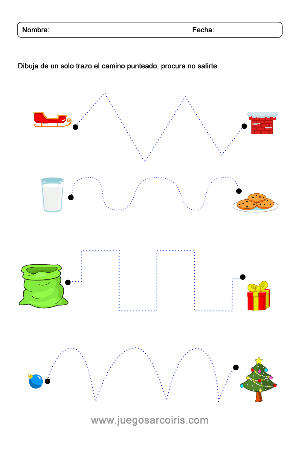 Actividad de Navidad Grafías