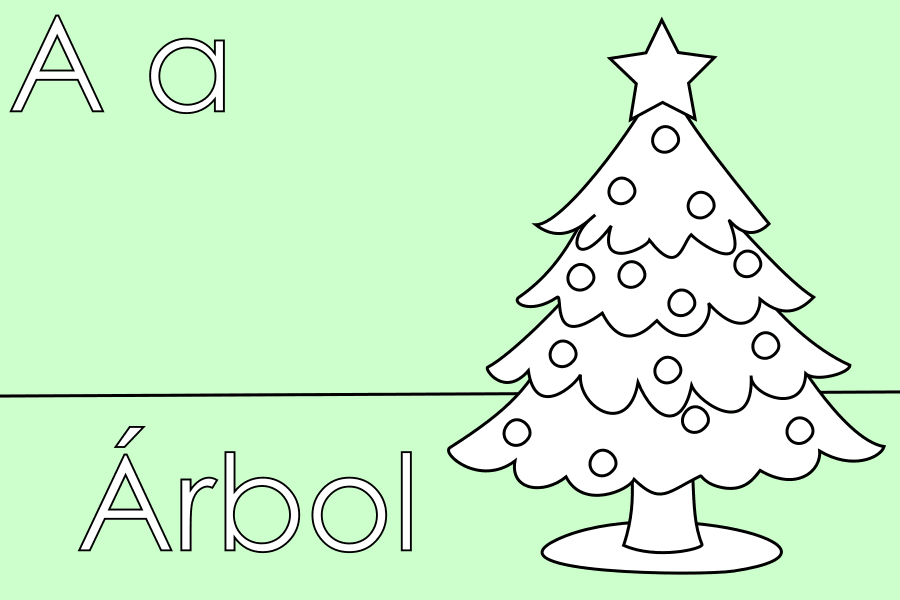 Colorear Arbol de Navidad