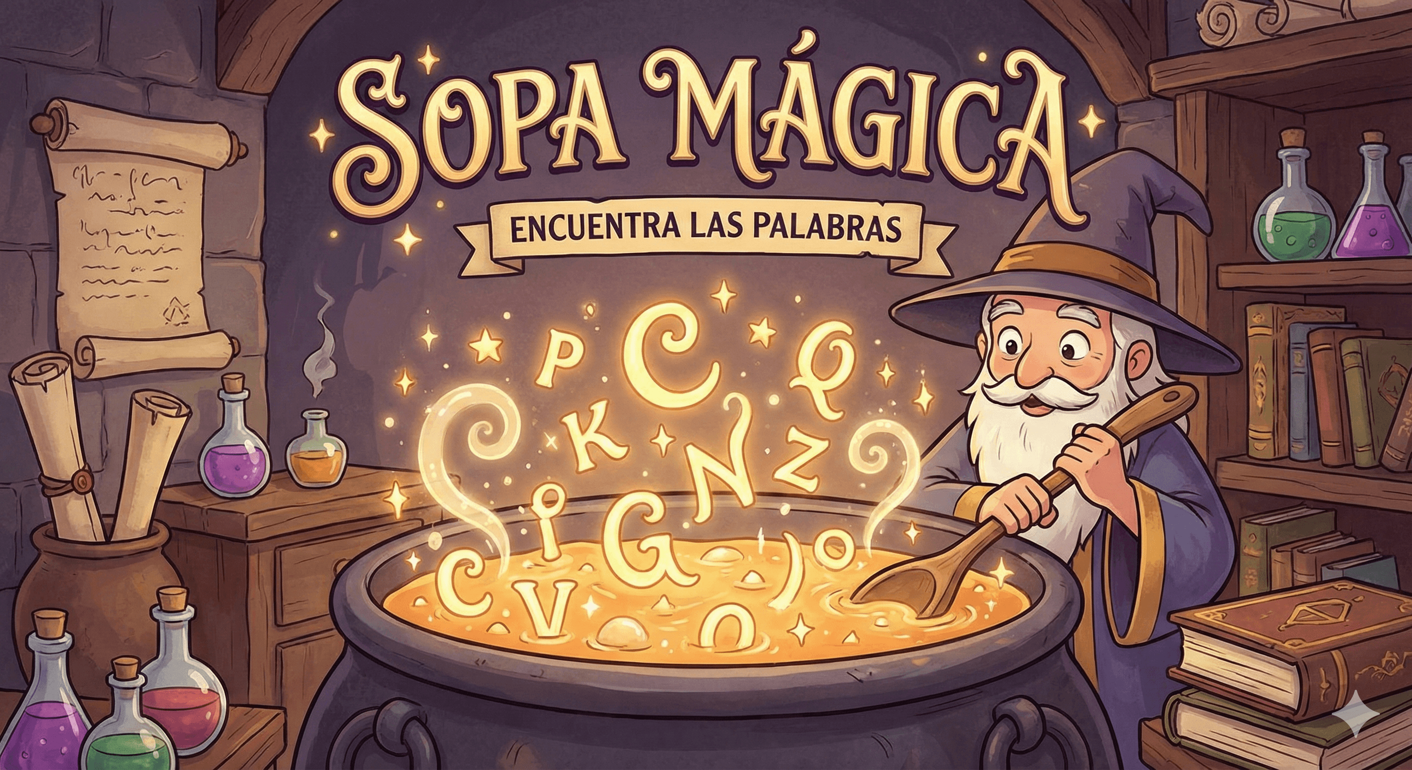 Sopa de Letras - Busca las Palabras Escondidas