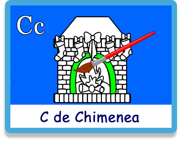 Colorear Chimenea de Navidad