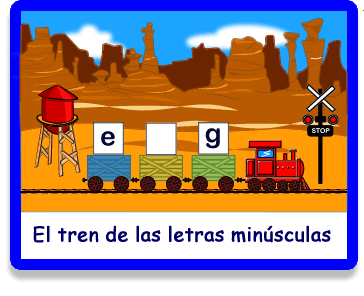 El tren de las letras minúsculas