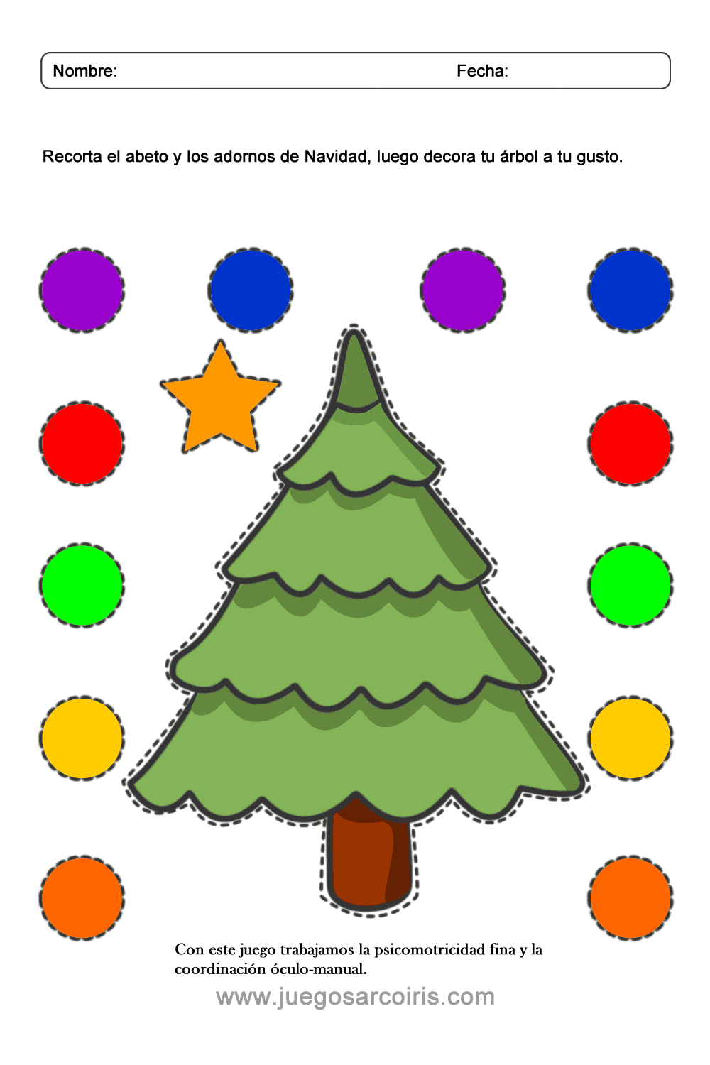 Recorta el Árbol de Navidad